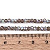 AB Color Plated Transparent Glass Rondelle Beads Strands EGLA-T029-2mm-10S-4