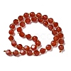 Natural Carnelian(Dyed & Heated) Beads Strands G-K387-A12-02-4