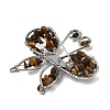 Butterfly Natural Tiger Eye Brooch G-A278-02P-02-2
