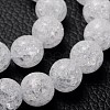 Synthetic Crackle Quartz Beads Strands GBA092-10MM-2