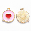 Alloy Enamel Pendants X-ENAM-S121-120C-1