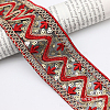 10 Yards Polyester Embroidery Lace Ribbon with Paillette PW-WG94215-01-3