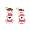 Halloween Theme Alloy Enamel Pendants ENAM-T020-07I-2