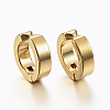 Ion Plating(IP) 304 Stainless Steel Clip-on Earrings EJEW-H351-18G-1