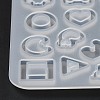 DIY Star/Heart/Flower/Rabbit Shaker Filler Silhouette Silicone Quicksand Molds DIY-G079-03A-6