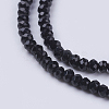 Opaque Solid Color Glass Bead Strands X-GLAA-F076-A14-3
