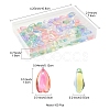 100Pcs Transparent Glass Charms GLAA-FS0002-18-4