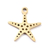 201 Stainless Steel Charms STAS-D176-03G-2