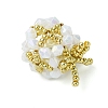 Christmas Seed Beads Beaded Charms PALLOY-MZ00299-02-4