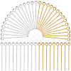 600Pcs 2 Colors Brass Eye Pin KK-SP0001-68A-1