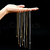 Brass Chain Necklace Making NJEW-FH0001-02-3