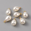 ABS Plastic Imitation Pearl Pendants KY-WH0045-25D-G-2