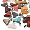 Natural & Synthetic Mixed Gemstone Pendants G-Z067-01P-01-1