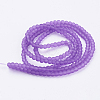 Baking Paint Transparent Glass Bead Strands GLAA-S031-4mm-32-2