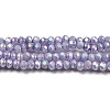 Opaque Baking Paint Glass Beads Strands DGLA-F002-03B-1