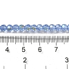 Electroplate Transparent Glass Beads Strands LS-EGLA-A035-T4mm-L14-4