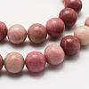 Natural Rhodonite Beads Strands G-J358-03-8mm-3