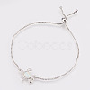 Adjustable Brass Bolo Bracelets BJEW-L618-02P-2