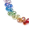 Electroplate Glass Beads Strands EGLA-D300-02-8mm-3