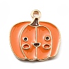 Thanksgiving Day Alloy Enamel Pendants X-ENAM-D060-02E-KCG-1