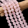 Natural Rose Quartz Beads Strands G-Z119-A41-02-1