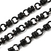 304 Stainless Steel Flat Round Link Chains CHS-K024-13EB-1