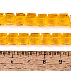 Transparent Glass Beads Strands GLAA-R041-8x8mm-A02-4
