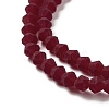 Imitate Austrian Crystal Frosted Glass Beads Strands EGLA-A039-T4mm-MD27-4