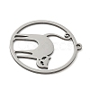 201 Stainless Steel Pendants STAS-G366-02P-08-2