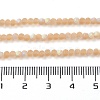 Imitation Jade Glass Beads Strands EGLA-A034-T2mm-MB23-5