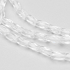 Transparent Glass Beads Strands EGLA-E046-B01-3