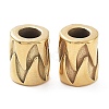 Ion Plating(IP) 304 Stainless Steel European Beads STAS-P173-116G-1