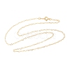 1/20 14K Gold Filled Heart Link Chain Necklaces for Women NJEW-Z068-03G-02-4
