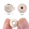 Natural Unfinished Wood Beads X-WOOD-S651-A10mm-LF-3