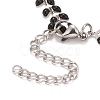 Enamel Wheat Link Chains Bracelet BJEW-P271-02P-5