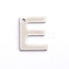 Tarnish Resistant 304 Stainless Steel Letter Charms STAS-O072-E-1