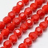 Eco-Friendly Glass Round Bead Strands EGLA-J042-4mm-M04-2