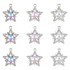 12Pcs 3 Colors Glass Pendants GLAA-YW0004-63B-1