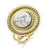 Ion Plating(IP) 304 Stainless Steel Open Cuff Rings RJEW-C079-16G-2