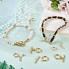 10Pcs 2 Styles Brass Toggle Clasps FIND-TA0008-44C-7