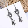 Halloween Theme Alloy Dangle Earrings FS-WG50C46-03-2