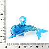 Handmade Silver Foil Lampwork Big Pendants LAMP-T023-13C-3