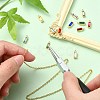 12Pcs 12 Colors Real 14K Gold Plated 304 Stainless Steel Charms STAS-CJ0002-57-5