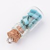 Glass Bottle Pendants X-PALLOY-JF00248-3