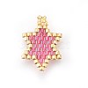 MIYUKI & TOHO Handmade Japanese Seed Beads Pendants SEED-A027-QA08-2