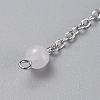 Platinum Tone Brass Crystal Cone Hexagonal Pointed Dowsing Pendulums MAK-M015-01I-6