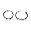 304 Stainless Steel Huggie Hoop Earrings EJEW-F111A-25mm-B-3