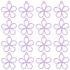 50Pcs Hollow Spray Painted Alloy Pendants FIND-SC0012-27D-1