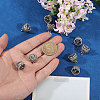 Zinc Alloy Pendant Bails FIND-CA0011-53AS-3
