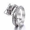 316 Surgical Stainless Steel Wide Band Rings RJEW-F054-03AS-1
